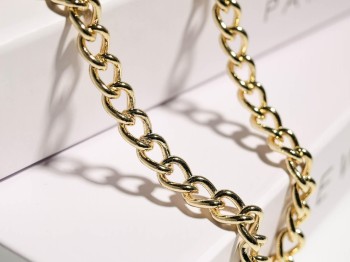 Klasik Zincir Gold Renk VIP Kolye