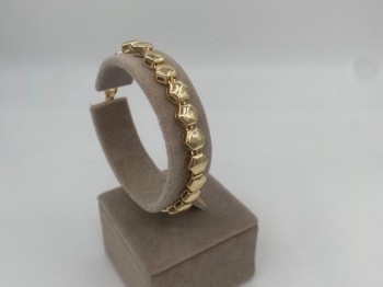 Gold Altıgen Zincir Bileklik