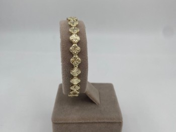 Gold Madalyon Desenli Bileklik